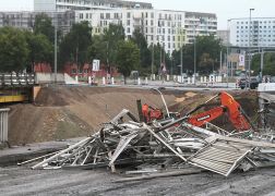 Abriss Bruecke In Jena Lobeda 0005